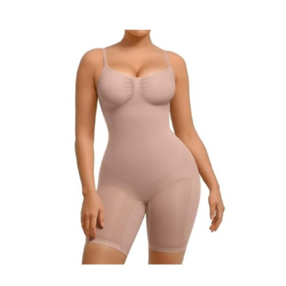 Sz XS Feelin Girl Body Shaper Seamless Shapewear Bodysuit in Nude